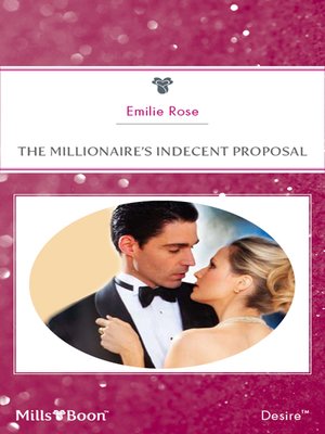 cover image of The Millionaire's Indecent Proposal